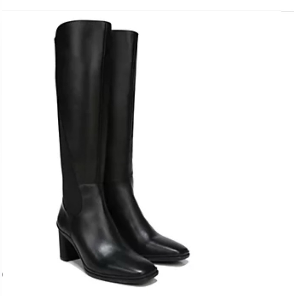 NATURALIZER HIGH sHAFT BOOTS ALEX 2 SLIP FREE SOLES BLACK SIZE 4 MEDIUM